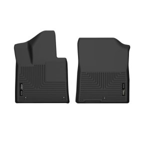 Kia Sorento Floor Liners - Front - Husky Liners - X-act Contour - Black - 2022+